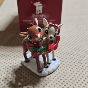 Dept 56 Rudolph the Red Nosed Reindeer RUDOLPH & CLARICE Figurine Christmas